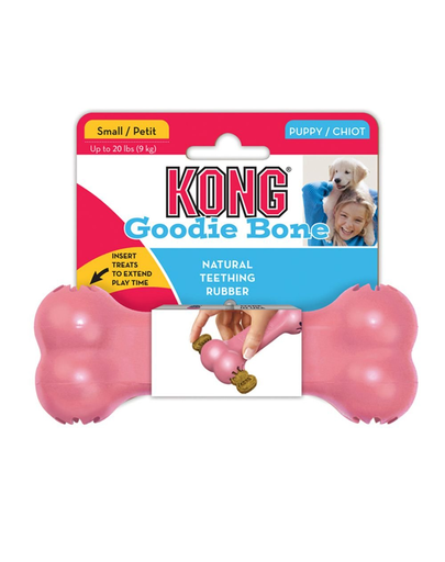 KONG Puppy Goodie Bone S jucarie dentara catelusi pentru recompense