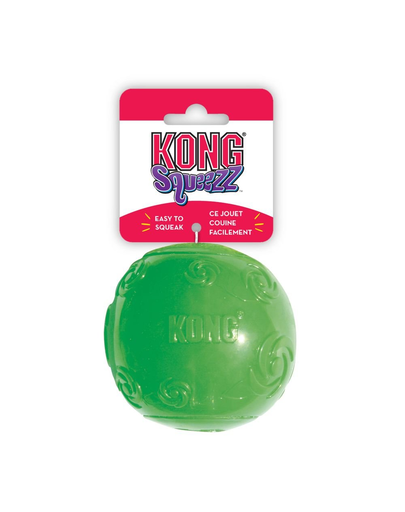 KONG Squeezz Ball L minge pentru caini cu teava fera.ro imagine 2022