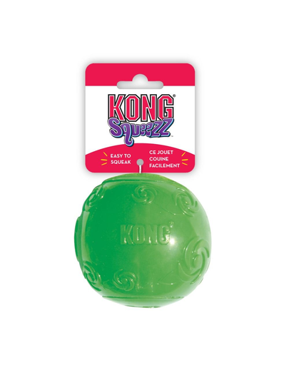 KONG Squeezz Ball M minge pentru caini cu teava fera.ro imagine 2022