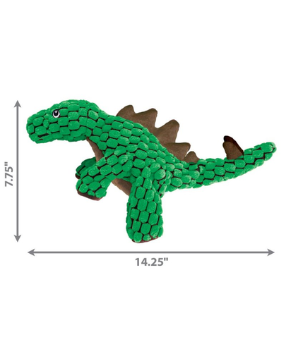 KONG Dynos Stegosaurus Green L jucarie plus pentru caini dinozaur