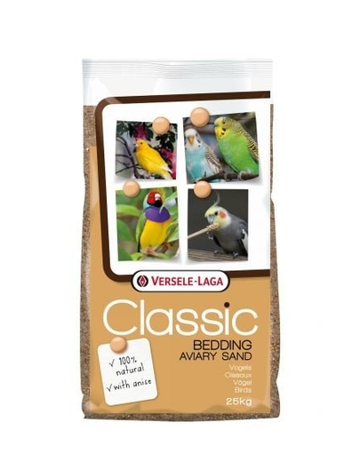 VERSELE-LAGA Aviary Classic Bedding Sand – Nisip Pentru Păsări 25 Kg