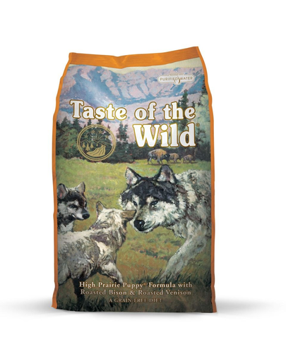 TASTE OF THE WILD High Prairie Puppy hrana uscata pentru caini juniori 2 kg Caini
