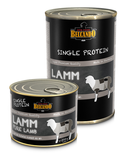 BELCANDO Single Protein Hrana monoproteica umeda pentru caini adulti, cu miel 6 x 200 g