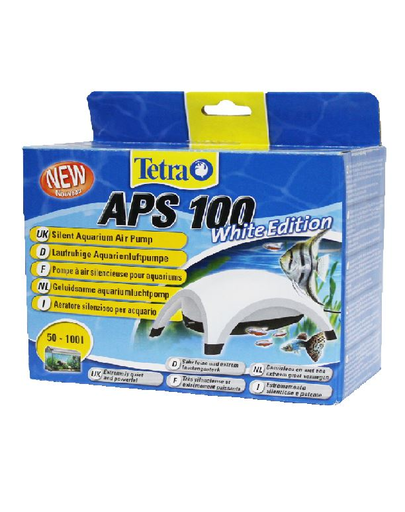 Tetra aps aquarium air pumps white aps 100 pompa de aer pentru acvarii 50-100l, alb