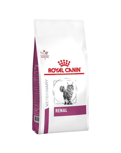 ROYAL CANIN Renal Feline 4 kg hrana uscata dietetica + hrana umeda dietetica Renal Feline cu pui 12 x 85g 85g