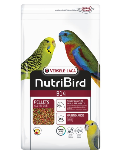 VERSELE-LAGA NutriBird B14 Maintenance Hrana de baza pentru papagali mici 800 g