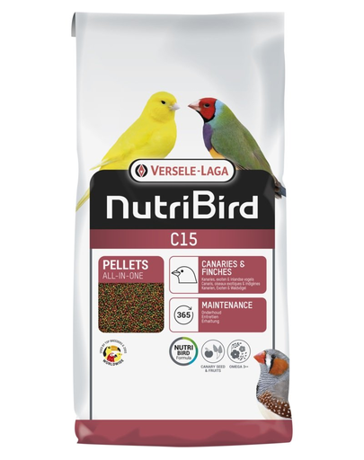 VERSELE-LAGA NutriBird C15 Maintenance Hrana de baza pentru canari 1 kg