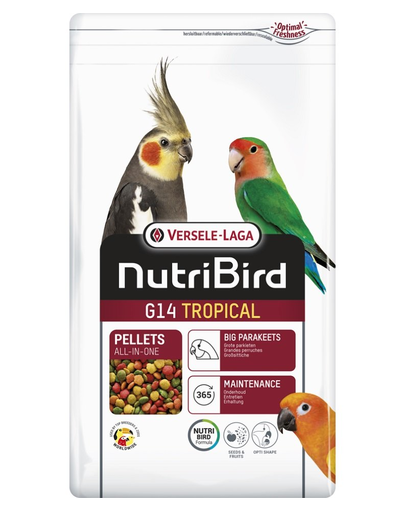 VERSELE-LAGA NutriBird G14 Tropical Hrana de baza pentru papagali de talie mare 1 kg Fera