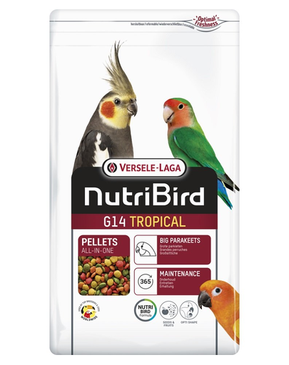 VERSELE-LAGA NutriBird G14 Tropical Hrana de baza pentru papagali de talie mare 1 kg