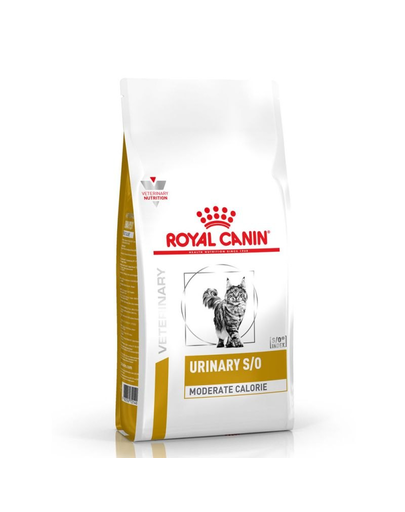 ROYAL CANIN Vet Cat Urinary Moderate Calorie 1.5 kg hrana dietetica cu continut scazut de calorii pentru pisici cu tulburari ale tractului urinar inferior, spre supraponderale Fera