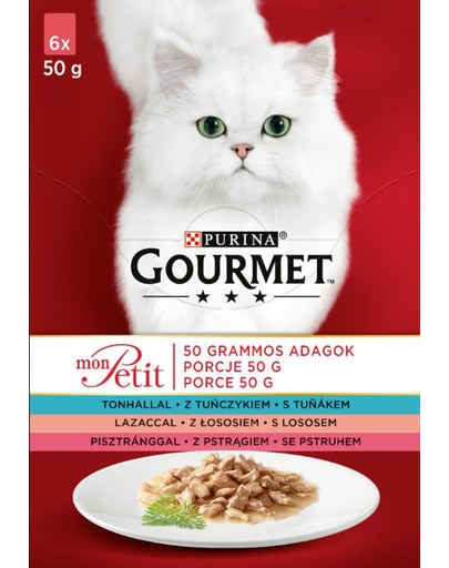 GOURMET Mon Petit Mix hrana umeda pisici adulte, cu peste 48 x 50 g fera.ro imagine 2022