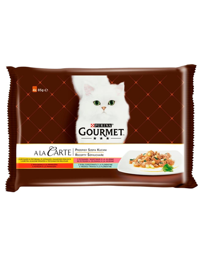 GOURMET a La Carte hrana umeda pentru pisici, mix arome 48x85g