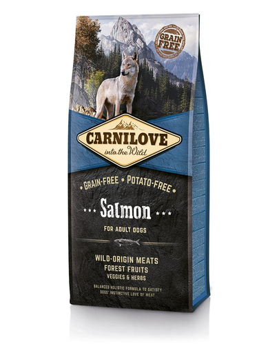 CARNILOVE Salmon Adult Grain-free Hrana uscata fara cereale pentru caini adulti, cu somon 4 kg Adult imagine 2022