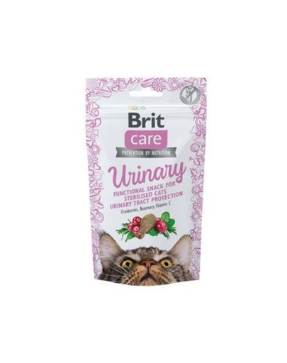 BRIT Care Cat Snack Urinary recompense pentru pisici, tract urinar sanatos 50g