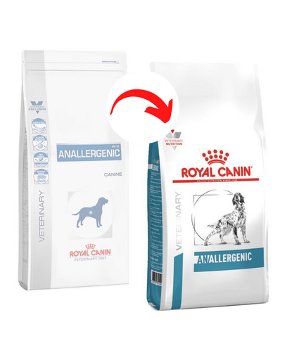 ROYAL CANIN Dog Anallergenic 8 kg hrana dietetica pentru caini adulti cu alergii alimentare cu simptome dermatologice si/sau gastrointestinale