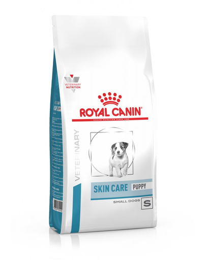 ROYAL CANIN Dog Skin Care Junior Small 2 kg hrana dietetica pentru catelusi, care sprijina functiile pielii in cazul dermatozelor si caderii excesive de par