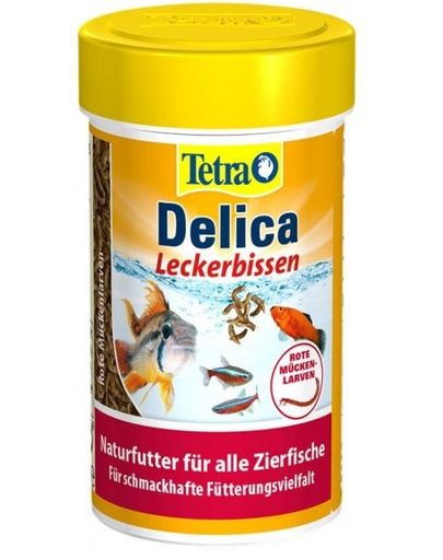 TETRA Delica Bloodworms Hrana pentru pesti tropicali 100 ml fera.ro