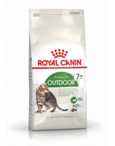 Royal Canin Outdoor 7+ Hrana Uscata Pentru Pisici Senior De Exterior (25 X 0.4 Kg)