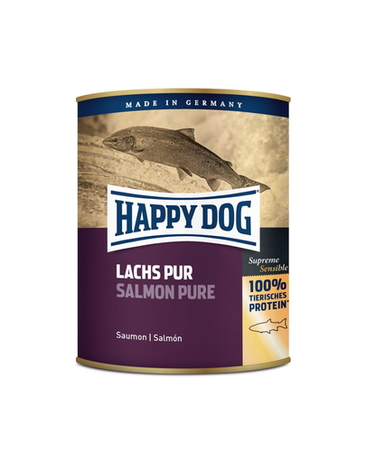 HAPPY DOG Salmon Pure hrană umeda caini, cu somon 750 gr