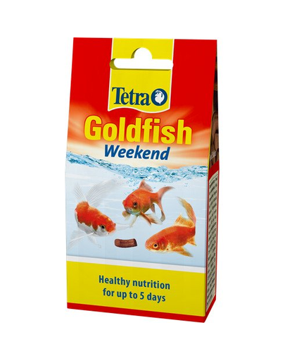 TETRA Goldfish Weekend 40 buc. hrana pentru carasi aurii, pentru weekend Aurii