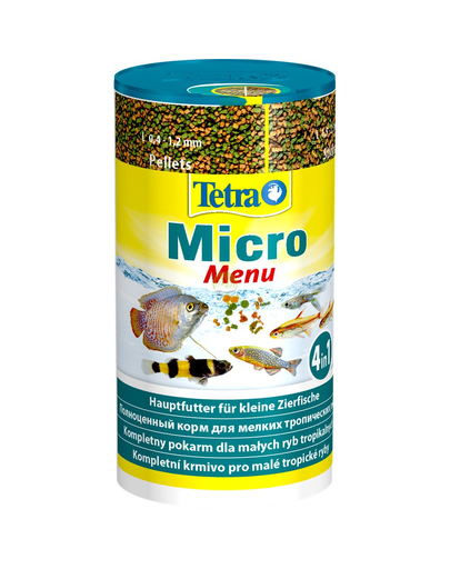 TETRA Micro Menu 100 ml 4 tipuri de hrana pentru pesti tropicali
