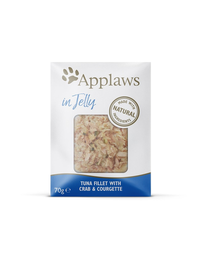 Applaws pouch hrana umeda pisici, ton, crab si dovlecel 70 g