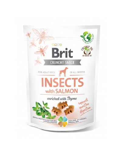 BRIT Care Dog Functional Snack Insect Recompense pentru caini, cu insecte 200 g 200 imagine 2022