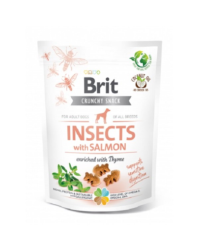 BRIT Care Dog Functional Snack Insect Recompense Pentru Caini, Cu Insecte 200 G