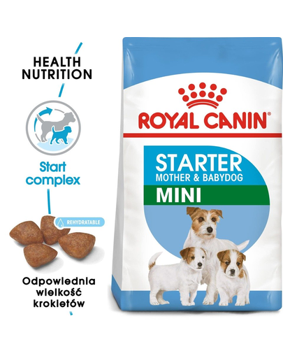 ROYAL CANIN Mini Starter Mother& Babydog 4 Kg Hrana Pentru Femele Gestante Si Care Alapteaza Si Catelusi De La 4 La 8 Saptamani De Talie Mica