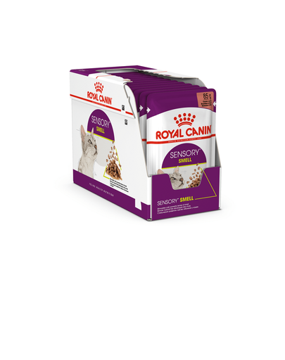 ROYAL CANIN Sensory Smell Gravy hrana umeda pentru pisici, in sos 12 x 85 g CANIN