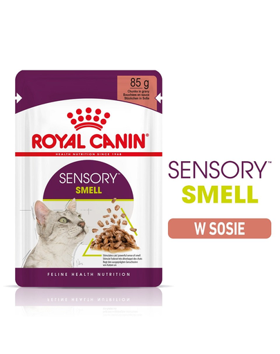 ROYAL CANIN Sensory Smell Gravy hrana umeda pentru pisici, in sos 12 x 85 g