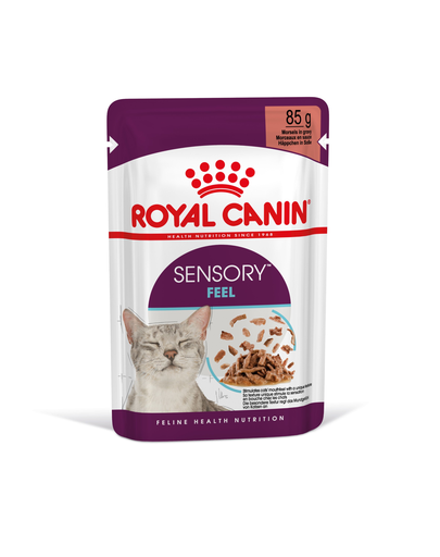 ROYAL CANIN Sensory Feel Gravy hrana umeda pentru pisici, in sos 12 x 85 g