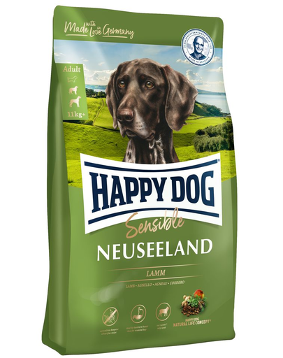 HAPPY DOG Supreme Noua Zeelanda Hrana uscata pentru caini 4 kg câini
