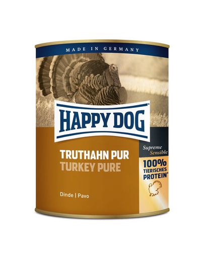 HAPPY DOG Truthahn Pur cu curcan 800 g 800