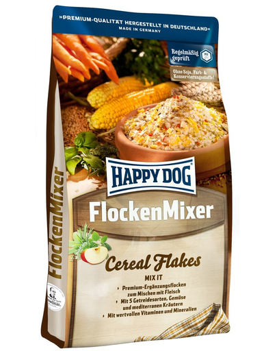 HAPPY DOG Flocken Mixer hrana complementara pentru caini mix de fulgi cu ierburi si legume 10 kg