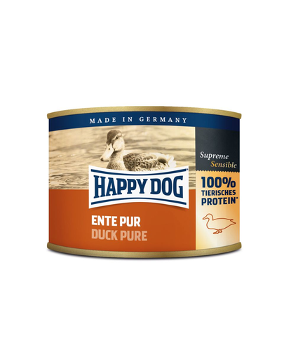 HAPPY DOG Ente Pur cu rață 200 g