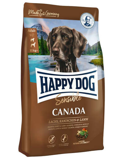 HAPPY DOG Supreme Canada hrana uscata caini adulti nevoi energetice ridicate 4 kg adulti