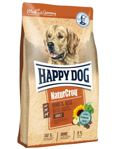 HAPPY DOG NaturCroq Vită/Orez 4 Kg