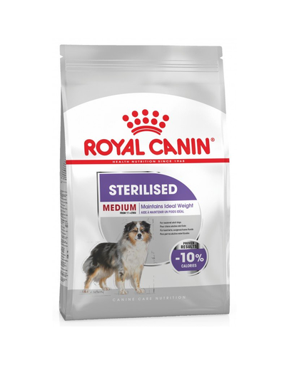 ROYAL CANIN Medium Sterilised 12 Kg Hrana Dietetica Pentru Caini Adulti De Talie Mare Sterilizati