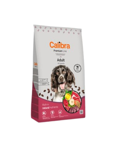 CALIBRA Dog Premium Line Adult Beef hrana uscata pentru caini adulti de toate rasele 12 kg (toate imagine 2022