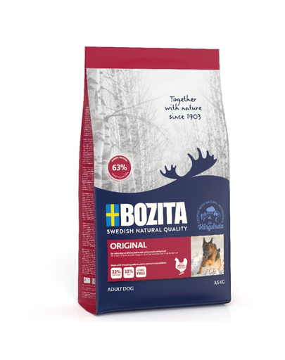 BOZITA Naturals Original Hrana uscata pentru caini, cu pui 12 kg CAT & RINA