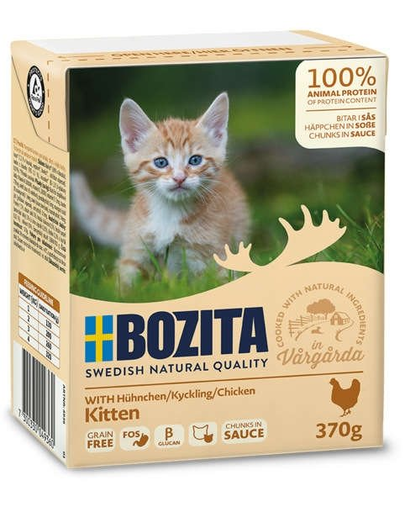 BOZITA Feline Kitten hrana umeda pentru pisoi, pui in sos 190 g BOZITA