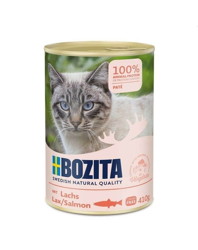 BOZITA Hrana umeda pentru pisici, cu somon 410 g BOZITA