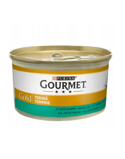 GOURMET GOURMET GOLD Hrana umeda, pate de iepure pentru pisici adulte 24x85g