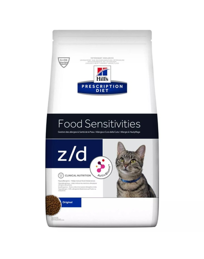HILL'S Prescription Diet z/d Feline 4 kg hrana uscata pentru pisici cu tract digestiv sensibil