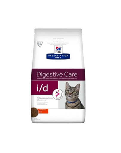 HILL'S Prescription Diet Digestive Care i/d Active Biom 5 kg hrana dietetica pentru pisici cu tulburari gastro-intestinale si pisicilor aflate in convalescenta, cu pui