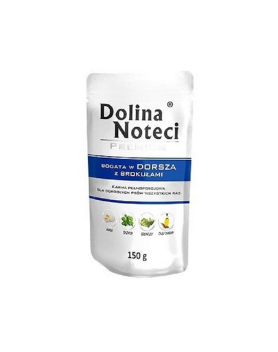 DOLINA NOTECI Premium Bohatá na tresku a brokolici 150 g