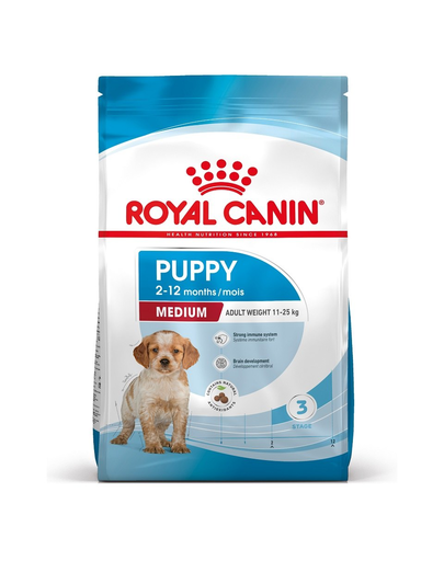Royal Canin Medium Puppy hrana uscata caine junior 1 kg Caine imagine 2022