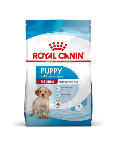 Royal Canin Medium Puppy hrana uscata pentru catei de talie medie, intre 2-12 luni 4 kg