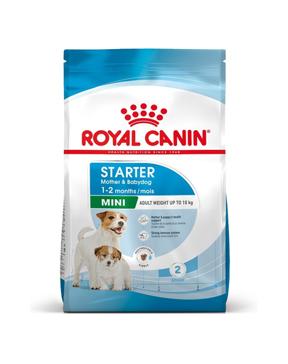 ROYAL CANIN Mini Starter Mother & Babydog hrana dietetica pentru catea mama si puii pana la 8 saptamani de talie mica 1 kg BabyDog imagine 2022